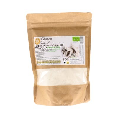 GLUTEN ZERO HARINA DE ARROZ BLANCO 500GR ECO SG