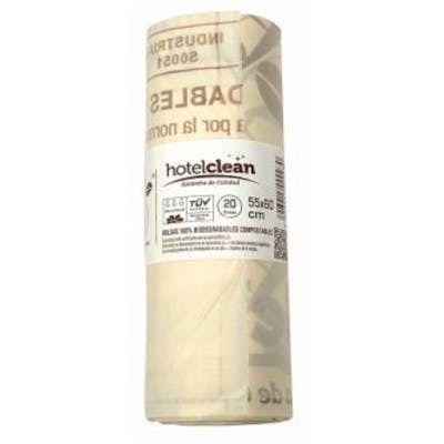HOTELCLEAN BOLSAS DE BASURA BIODEGRA-COMPOST. 30L 10rollos.