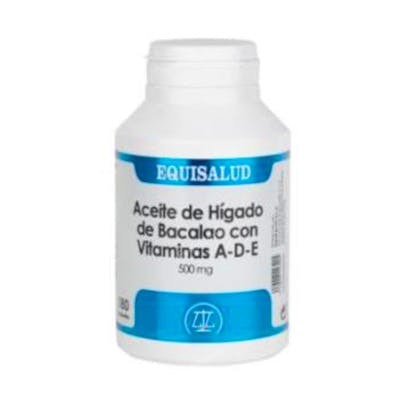 EQUISALUD ACEITE HIGADO DE BACALAO CON VIT A, D Y E 180CAPSULAS