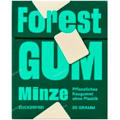FOREST GUM CHICLE sabor menta 20gr. VEGAN