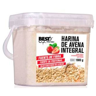 BEST PROTEIN HARINA DE AVENA INTEGRAL FRESA 1900GR