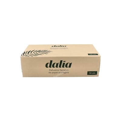 DALIA PAÑUELOS FACIALES sin blanquear 150uds.  BIO