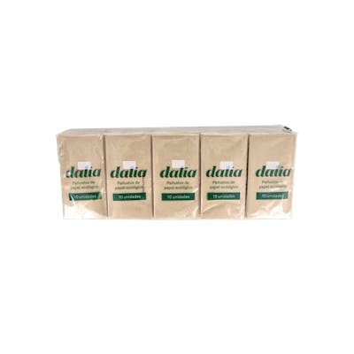 DALIA PAÑUELOS DE BOLSILLO sin blanquear 10uds. BIO