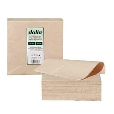 DALIA SERVILLETAS SIN BLANQUEAR 50UDS BIO