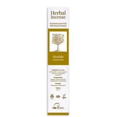 BIOAROMA HERBAL INCENSE SANDALO AYURVEDA 5PACKSX12UDS