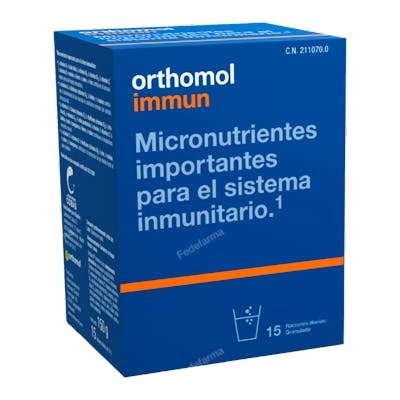 ORTHOMOL IMMUN 15 SOBRESGRANULADO