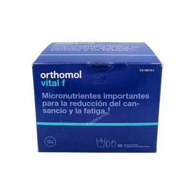 ORTHOMOL VITAL F 30sbrs.granulado