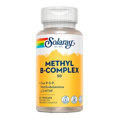 SOLARAY METHYL B-COMPLEX 50 (coenzima) 60cap.