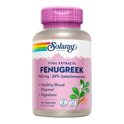 SOLARAY FENUGREEK (fenogreco) 350mg. 90cap.veg.