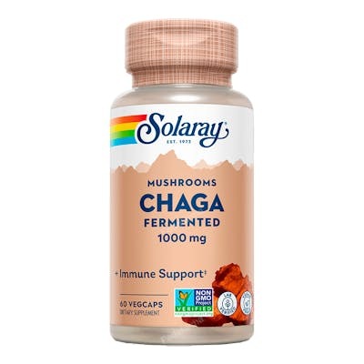 SOLARAY CHAGA FERMENTED 500mg 60vcap.