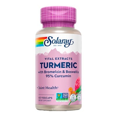 SOLARAY TURMERIC BROMELAIN-BOSWELIA 60VCAPSULAS