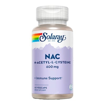 SOLARAY SUPER NAC N ACETIL CISTEINA 600 MG 60 VEGICAPS