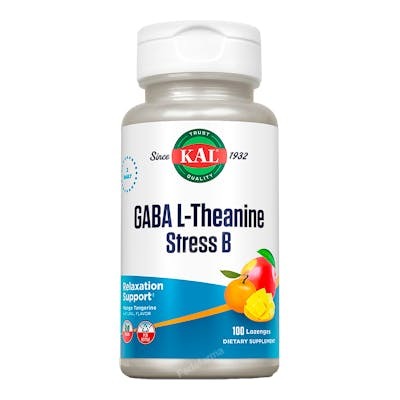 KAL GABA L-THEANINE STRESS B 100COMPRIMIDOS