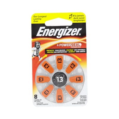 ENERGIZER PILAS PARA AUDIFONO AC13 8ud.