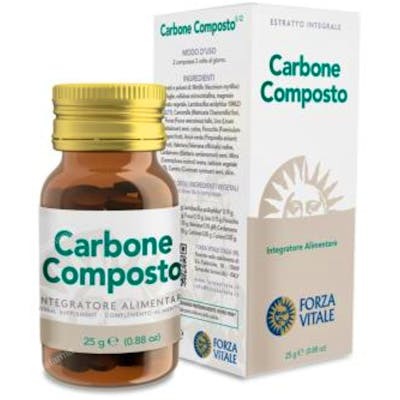 FORZA VITALE CARBONE COMPOSTO 25GRCOMPRIMIDOS