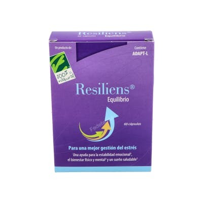 CIEN POR CIEN NATURAL RESILIENS EQUILIBRIO 60CAPSULAS