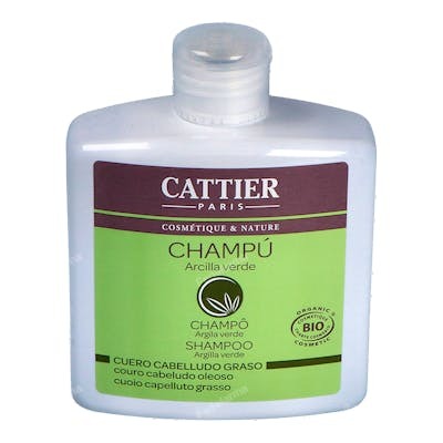 CATTIER CHAMPU CABELLOS GRASOS ARCILLA VERDE 250ML