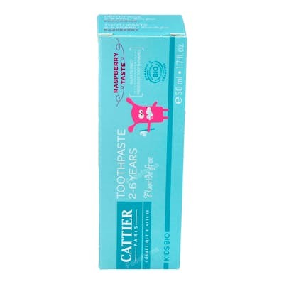 CATTIER DENTIFRICO PARA NIÑOS de 2 a 6 años 50ml.