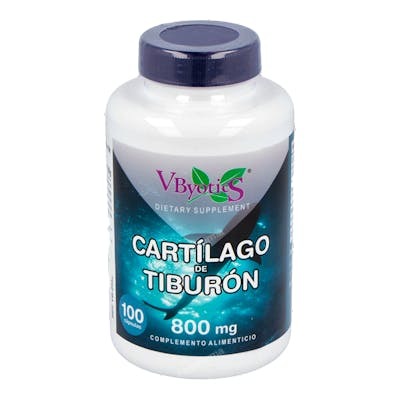 VBYOTICS CARTILAGO DE TIBURON 800mg. 100cap.