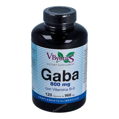 VBYOTICS GABA 800mg. 120cap.