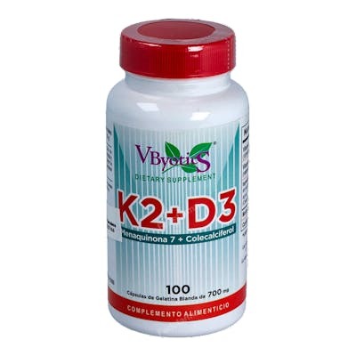 VBYOTICS VITAMINA K2+D3 100perlas
