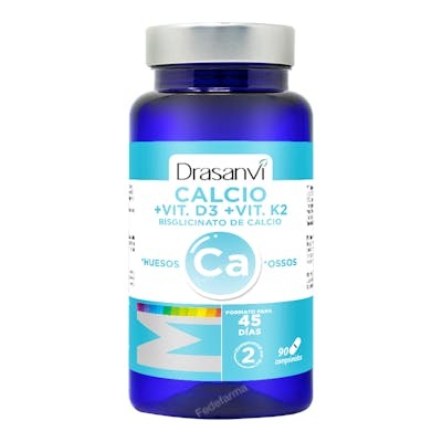 DRASANVI MINERAL CALCIO VIT D3+K2 90comp.