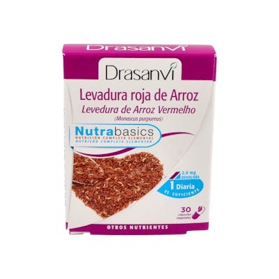 DRASANVI LEVADURA ROJA DE ARROZ 2,9MG MONACOLINA K 30 CAPS