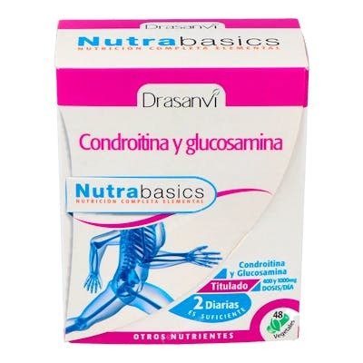 DRASANVI NUTRABASICS CONDROITINA + GLUCOSAMINA 48CAPSULAS