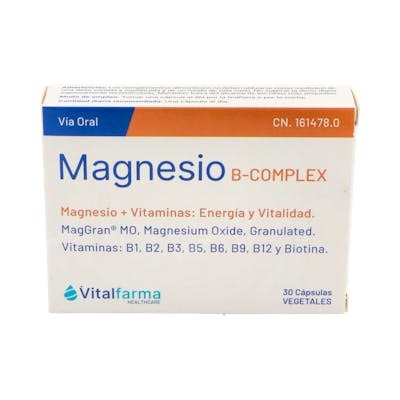 VITALFARMA MAGNESIO + B-COMPLEX 30cap.