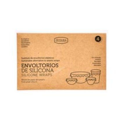 IRISANA ENVOLTORIOS REUTILIZABLES DE SILICONA 4uds. IR114