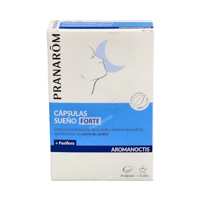 PRANAROM PACABADO AROMANOCTIS CAPSULAS FORTE SUEÑO 30CAPSULAS