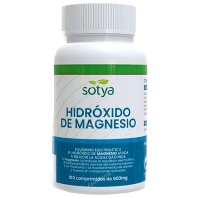 SOTYA HIDROXIDO DE MAGNESIO 600MG COMP. 100U