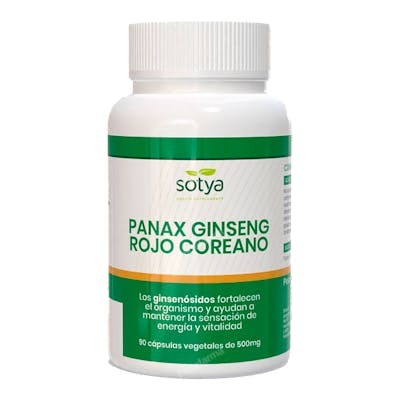 SOTYA GINSENG ROJO COREANO 500MG CAPS. 90U