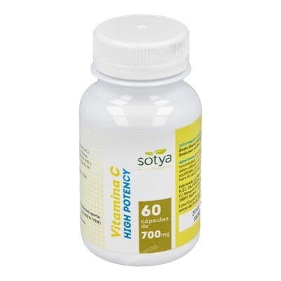SOTYA VITAMINA C HIGH POTENCY 700MG CAPS. 60U