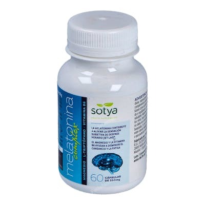 SOTYA MELATONINA MELISA+PASIFLORA+TILA 650MG CAPSULAS60U
