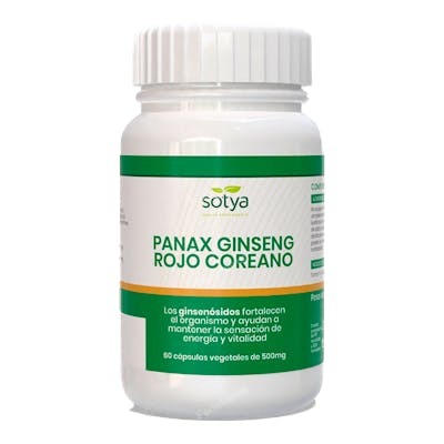 SOTYA GINSENG ROJO COREANO 500MG CAPS. 60U