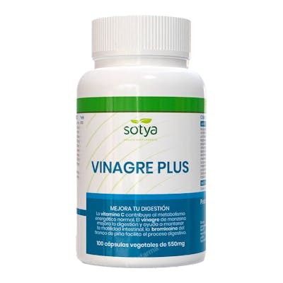 SOTYA VINAGRE PLUS 550MG CAPSULAS 100U