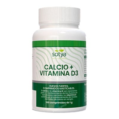 SOTYA CALCIO+VITAMINA D3 1G COMP. MAST. 100U