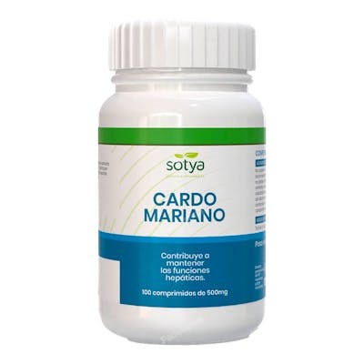SOTYA CARDO MARIANO 500MG COMPRIMIDOS 100U
