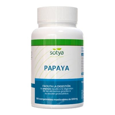 SOTYA PAPAYA 600MG COMP. 100U
