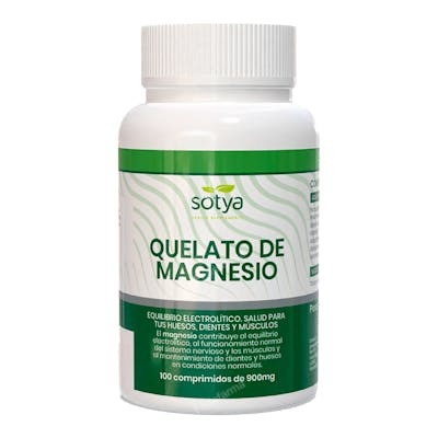 SOTYA QUELATO DE MAGNESIO 900MG COMP. 100U
