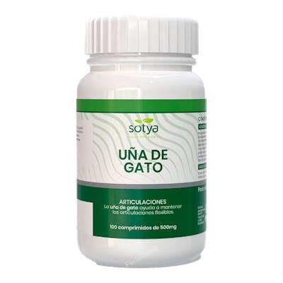 SOTYA UÑA DE GATO 500MG COMP.100U