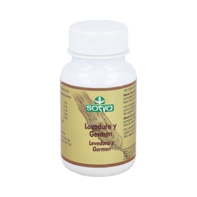 SOTYA LEVADURA Y GERMEN 600MG COMP. 125U