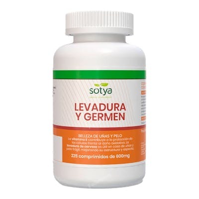 SOTYA LEVADURA Y GERMEN 600MG COMP. 225U