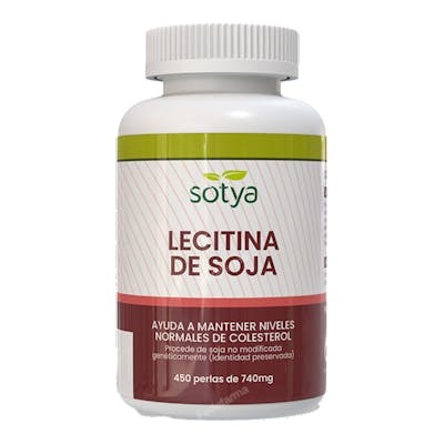 SOTYA LECITINA DE SOJA 740MG PERLAS 450U