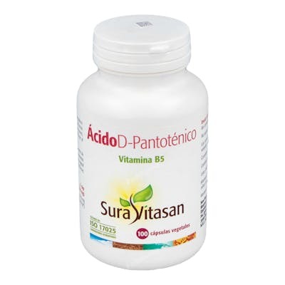 SURA VITASAN ACIDO D-PANTOTENICO 100CAPSULAS