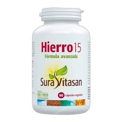SURA VITASAN HIERRO 15 90cap.