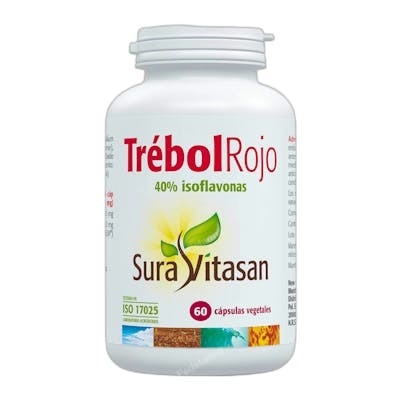 SURA VITASAN TREBOL ROJO 40% ISOFLAVONAS 60CAPSULAS