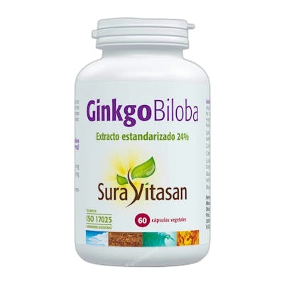 SURA VITASAN GINKGO BILOBA estandarizado al 24% 60cap.