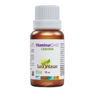 SURA VITASAN VITAMINA K2 + D3 15ml.